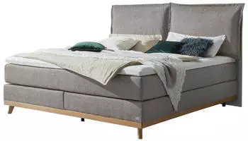 Hasena Pronto Imelda Boxspringbett Eiche bright, grau, 160x200cm