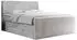 MKS Meble King Doren Boxspringbett 160x200cm Hellgrau H3, 2 Bettkästen (King Doren)