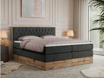 MKS Meble Amore King Boxspringbett Multipocket-Matratze, zwei Bettk&auml;sten, 180x200cm (Amore King)
