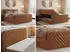 MKS Meble Paris King Duo Boxspringbett 200x200cm, 7-Zonen, H4, Orange Struktur