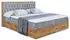 ALTDECOR LOLLI5 Boxspringbett mit Bettkasten, Grau, 200x200cm