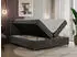 MKS Meble ROMA Boxspringbett 120x200 mit Bettkasten, Matratze & Topper, Velvet Dunkelgrau H3 (ROMA)