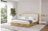 ALTDECOR ENZO8 Polsterbett mit Bettkasten, Lattenrost & Matratze, Beige, 140x200cm (800001322014)