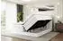 ALTDECOR Marce King Boxspringbett 140x200cm Kunstleder Weiß H3/H4 (800000508120)