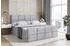 ALTDECOR Nova-Z Boxspringbett mit Bettkasten, H3, Samt, 200x200cm