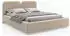 Selsey Comoves Polsterbett 160x200cm Veloursbezug LED Hellbeige (Comoves)