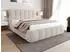 Beautysofa CLEO Polsterbett mit Bettkasten 180x200cm Beige/Cappuccino (Prime 08)
