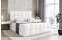 ALTDECOR RICAR-Z Boxspringbett mit Bettkasten, 120x200cm, Kunstleder Weiß
