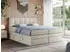 MKS Meble Alvin King Boxspringbett mit Bettkasten, Velvet Beige, 120x200cm, H3 (ALVIN KING)