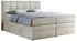 MKS Meble Alvin King Boxspringbett mit Bettkasten, Velvet Beige, 120x200cm, H3 (ALVIN KING)