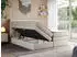MKS Meble Alvin King Boxspringbett mit Bettkasten, Velvet Beige, 120x200cm, H3 (ALVIN KING)