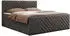 MKS Meble Paris DUO Boxspringbett 140x200cm Dunkelgrau Velvet H3 (800000878842)