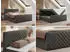 MKS Meble Paris DUO Boxspringbett 140x200cm Dunkelgrau Velvet H3 (800000878842)