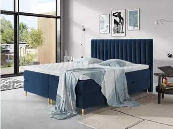 Mirjan24 Elegance Boxspringbett Doppelbett mit Bettk&auml;sten und Topper, 140x200cm (Elegance)