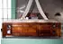 Massivmoebel24 Oxford Doppelbett 180x200 Akazie Massivholz Nougat lackiert (09-638-620-8013)