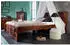 Massivmoebel24 Oxford Doppelbett 180x200 Akazie Massivholz Nougat lackiert (09-638-620-8013)