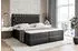 ALTDECOR Serene Boxspringbett mit Matratze H3, Topper, Kunstleder Schwarz, 160x200cm