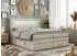 MKS Meble Gold-5 King Boxspringbett mit LED, Bettkasten & Topper, 120x200cm, Beige (H4)