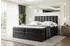 ALTDECOR OTTA KING Boxspringbett 180x200cm Kunstleder Schwarz H3/H4 mit Bettkasten