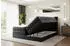 ALTDECOR Miami King Boxspringbett 140x200cm Kunstleder Schwarz H3/H4 mit Bettkasten