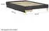 Homestyle4u Polsterbett 90x200cm mit 2 Bettkästen und Lattenrost, Grau (2619)