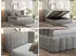 MKS Meble Goletta Classic Polsterbett mit Bettkasten & Lattenrost 160x200cm, Hellgrau Velvet