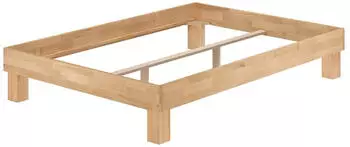 Erst-Holz Überlanges Bett Buche geölt (V-60.87-220)