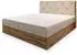 Masseno FOSCO Boxspringbett 160x200cm mit Bonell-Matratze und Topper, Beige (FOSCO 160X200 CM PAROS 02)