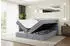 ALTDECOR Celestia Boxspringbett mit Matratze H4, Topper & Lattenrost, Grau Samt, 160x200cm