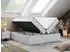 MKS Meble BESS Boxspringbett mit Bettkasten, Kunstleder, 120x200cm, H3, Weiß