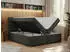 MKS Meble Carmen Boxspringbett mit Bettkasten, 140x200cm, Dunkelgrau