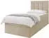Mirjan24 Luanda Single Boxspringbett mit Bettkasten und Topper, H3, 90x200cm