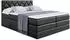 ALTDECOR Cator King Boxspringbett 180x200cm Kunstleder Schwarz H3/H4 mit Bettkasten