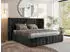MKS Meble Goletta Classic Polsterbett mit Bettkasten & Lattenrost, 200x200cm, Dunkelgrau (Lapit 16)