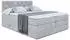 ALTDECOR Cator King Boxspringbett 160x200cm H3/H4 Matratzen, Topper, Bettkasten, Grau