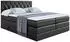 ALTDECOR Velanto-BZ King Boxspringbett 160x200cm H3/H4 Kunstleder Schwarz (VELANTO-BZ KING)