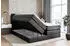 ALTDECOR Velanto-BZ King Boxspringbett 160x200cm H3/H4 Kunstleder Schwarz (VELANTO-BZ KING)