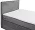 ED EXCITING DESIGN Boxspringbett Luzern Breitcord, dunkelgrau, 140x200cm, Bettkasten (99578147-0)