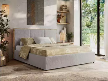 MKS Meble Lerio Classic Polsterbett mit Bettkasten, Lattenrost, Gasdruckfeder (Lerio Classic)