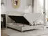MKS Meble MILEN Boxspringbett 180x200cm, 2 Bettkästen, Beige Velvet, H4 (MILEN)