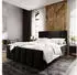 Masseno Lago Boxspringbett mit Bettkasten 160x200cm, Schwarz (SAWANA 14)
