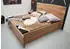 Massivmoebel24 Pure Acacia #301 Doppelbett Akazie natur lackiert 140x200cm (09-634-886-3001)