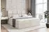 ALTDECOR Nova Boxspringbett mit Matratze H3, Topper und Lattenrost, 160x200cm