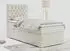 MKS Meble PERA Boxspringbett 90x200cm mit Bettkasten, H3, Beige
