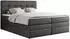 MKS Meble Erni King Boxspringbett mit Bettkasten, Dunkelgrau, 160x200cm, H4