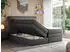 MKS Meble Erni King Boxspringbett mit Bettkasten, Dunkelgrau, 160x200cm, H4