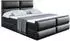 ALTDECOR Boxspringbett BOXI3-Z 180x200cm H3 Matratze Topper Kunstleder Schwarz (BOXI3-Z)