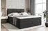 ALTDECOR Nova King Boxspringbett 140x200cm Samt Schwarz H3/H4 mit Bettkasten