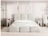 WFL GROUP Harmony Polsterbett 200x200 mit Bettkasten & Lattenrost, Bouclé/Samt (wfl_0000086-05)