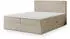 Masseno NIRA Boxspringbett 180x200cm mit Bonell-Matratze und Topper, Creme (NIRA 180X200 CM ROMA 03)